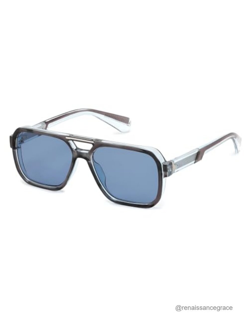 Retro Square Aviator Sunglasses UV400 for Men Women